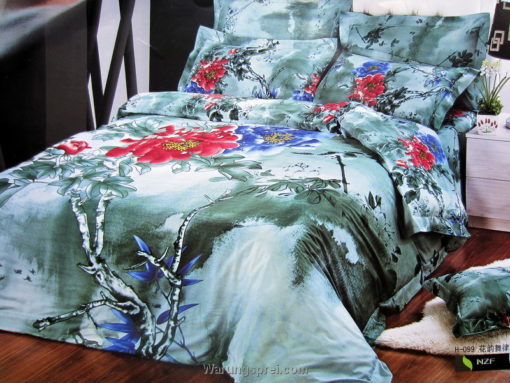 Bed Cover Set Hijau Tua uk.180 t.25cm