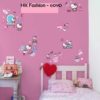 Wall Sticker Hello Kitty Fashion uk.90x60
