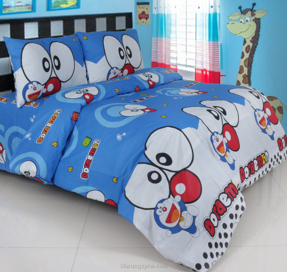  Sprei  Panca Doraemon  Polka Warungsprei com